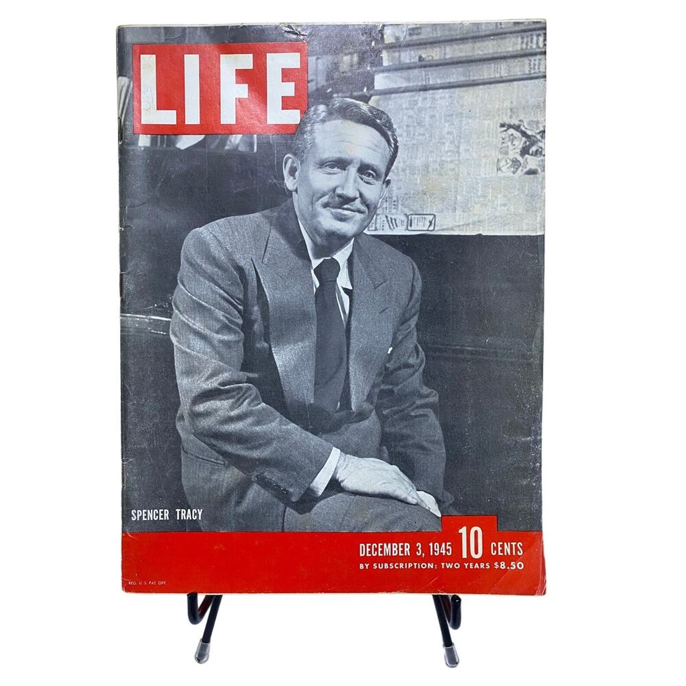 LIFE Magazine December 3 1945 Spencer Tracy Cover Vintage